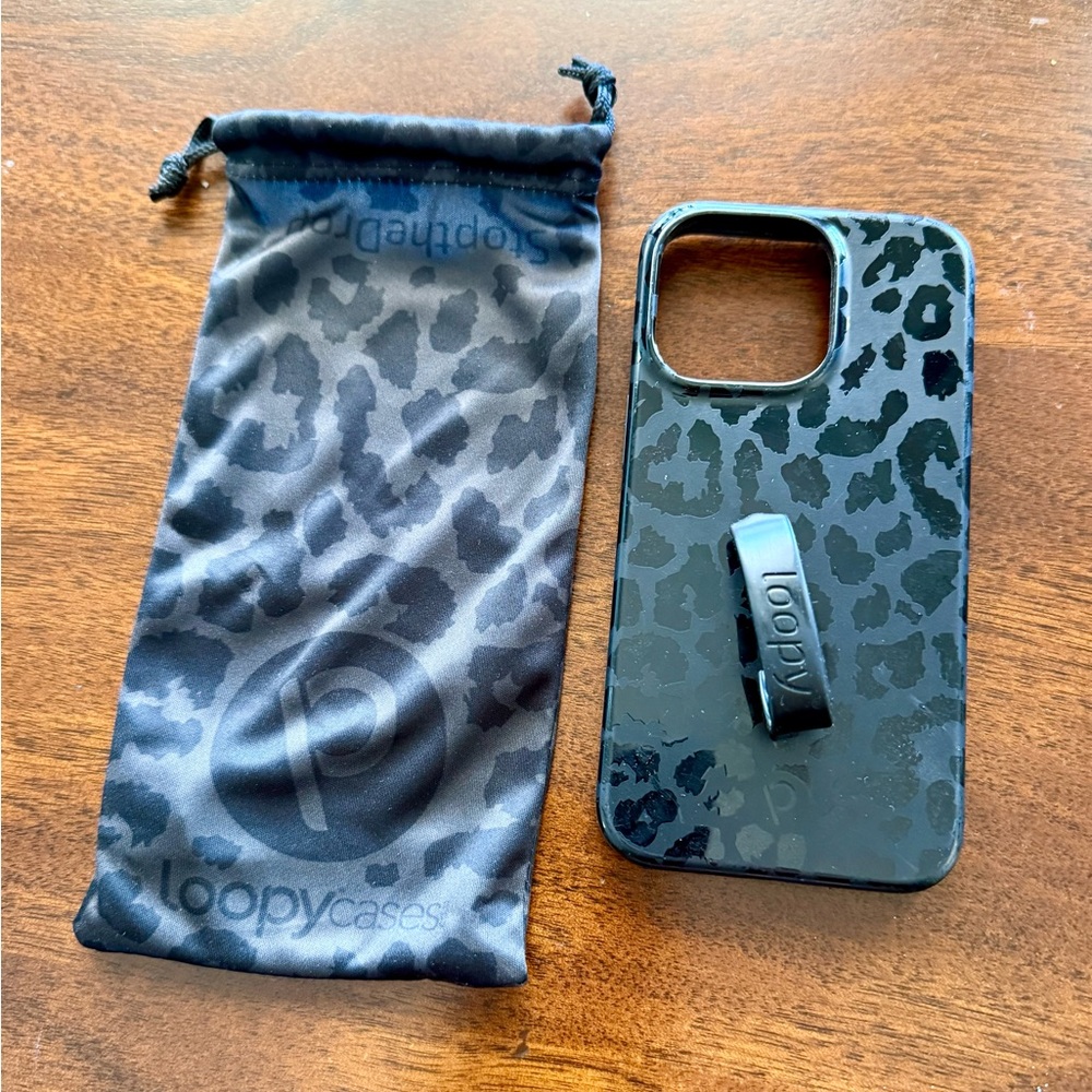 Loopy Case IPhone 13 Pro Midnight Leopard